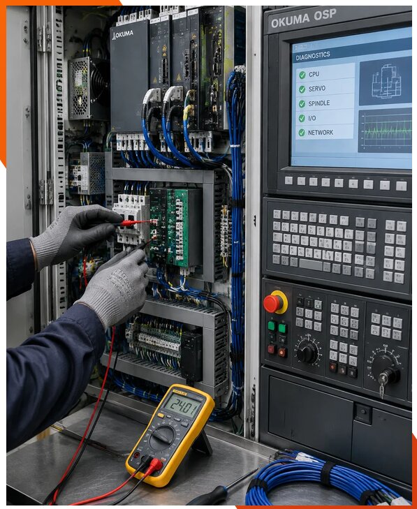 Ремонт систем ЧПУ Okuma OSP в Касимах